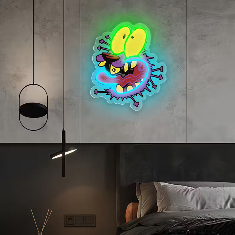 Coraje el perro cobarde Neon