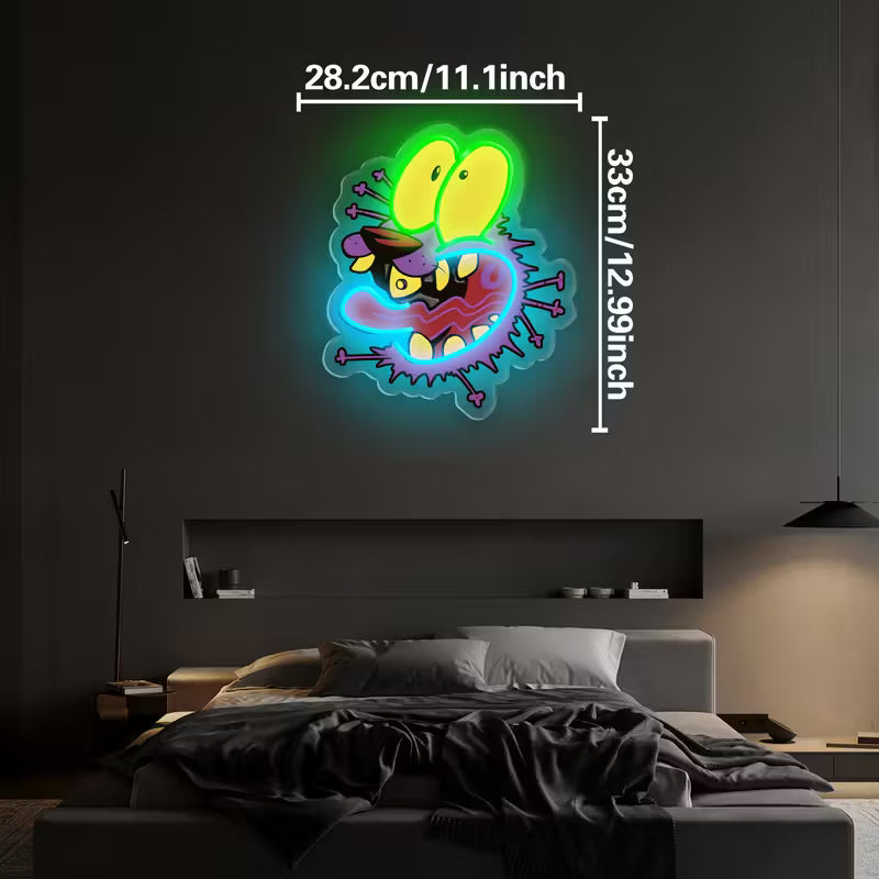 Coraje el perro cobarde Neon