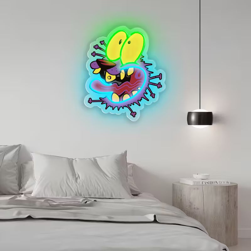 Coraje el perro cobarde Neon