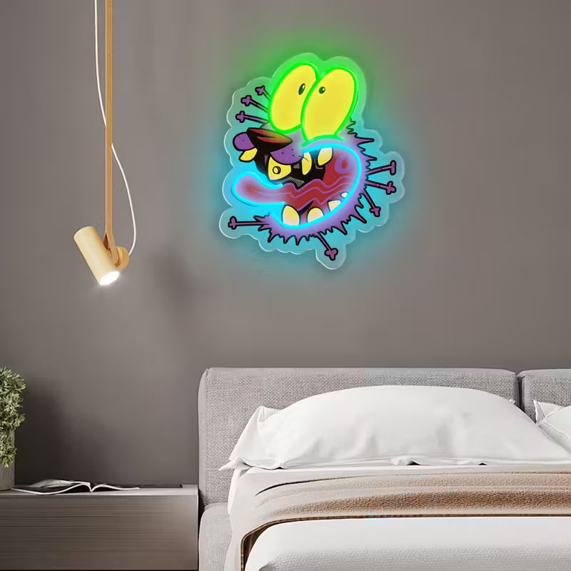 Coraje el perro cobarde Neon